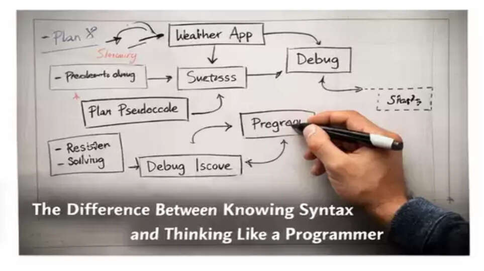The Difference Between Knowing Syntax and Thinking Like a Programmer
